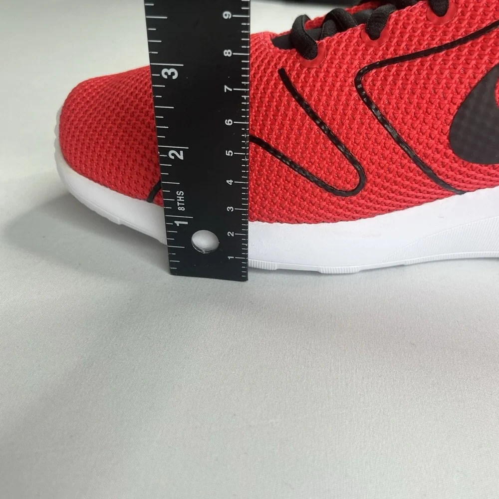 Nike Running Shoes Men 11.5 Red Black Mesh Lightweight Athletic Sneakers (NEW)